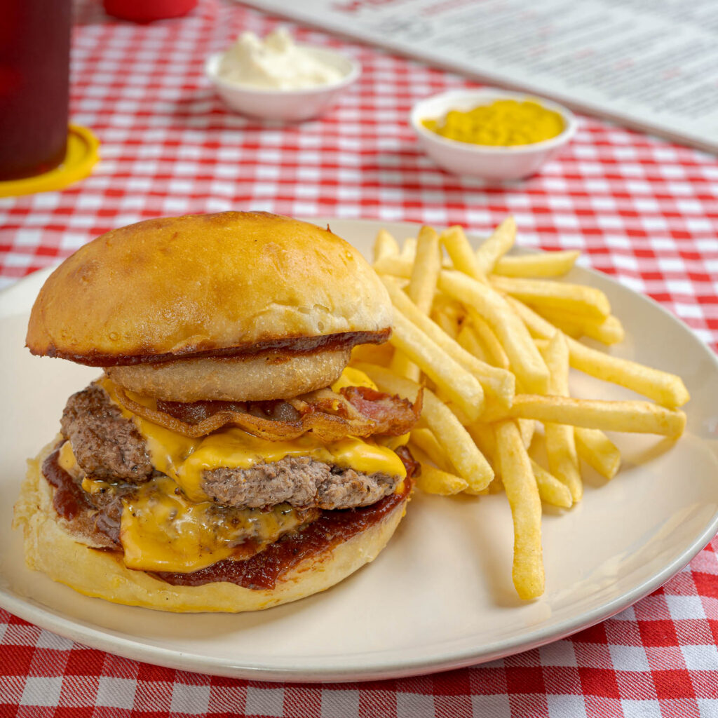 primetime pizza burger