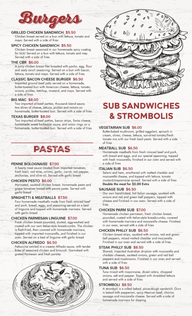 primetime pizza menu 2
